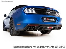 Remus Sportauspuff-Anlage ab Kat Ø76 Ford Mustang VI FL je 2x102 Black gerollt