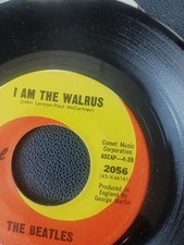 The Beatles * I AM THE WALRUS * HELLO GOODBYE * 45 RPM * 2056 * SCARCE * EX +