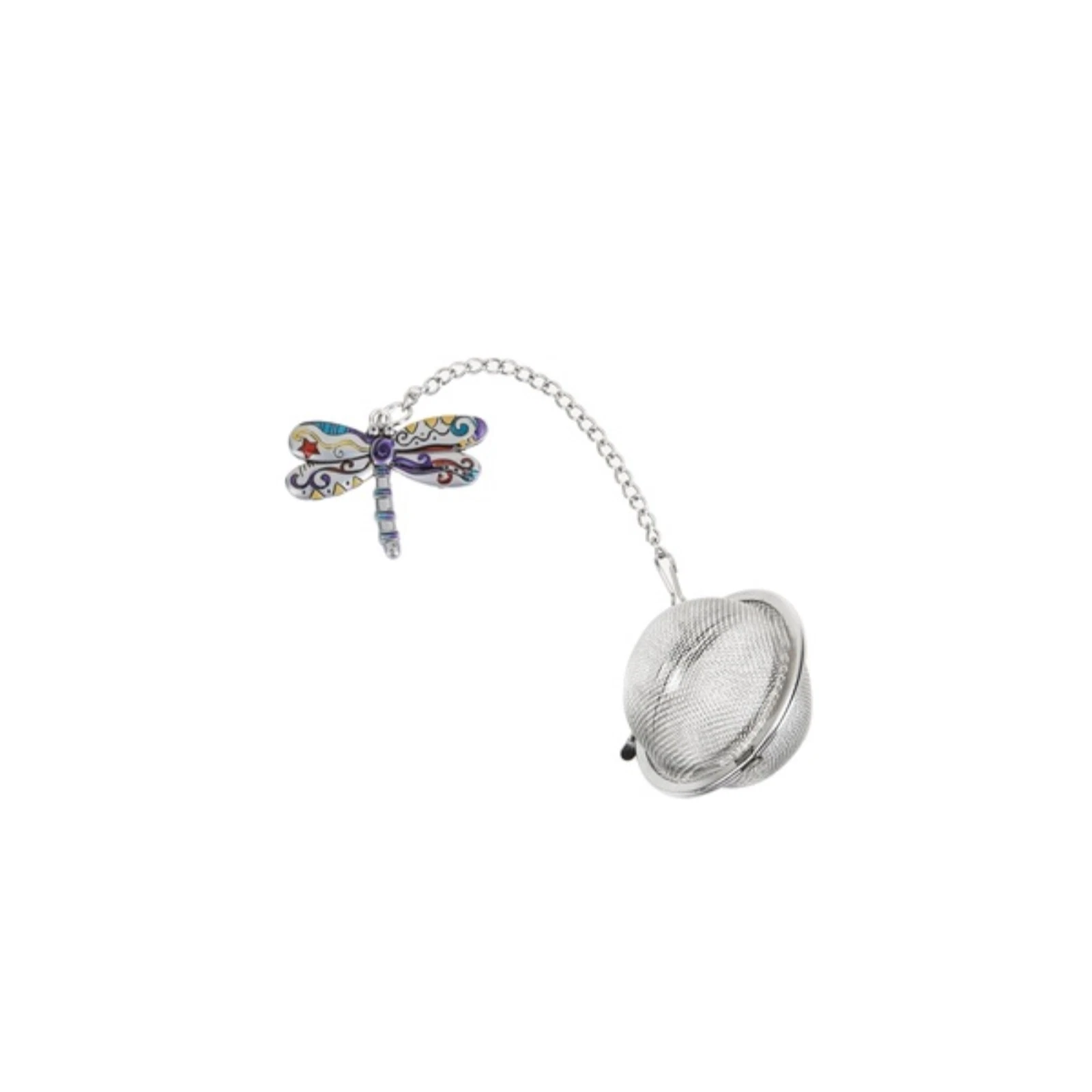 Ganz Dragonfly Tea Infuser, 1 1/2" Dia, Multicolored