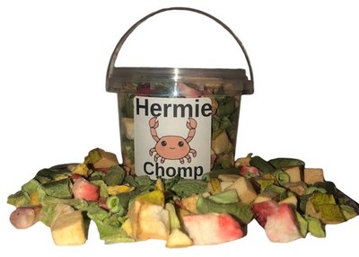Freeze Dried Hermit Crab Treat Mix Fruit & Veggie Foraging Snack 1oz