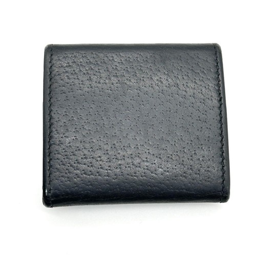 GUCCI GG Marmont portamonete in pelle nero dal Giappone - Foto 2 di 11