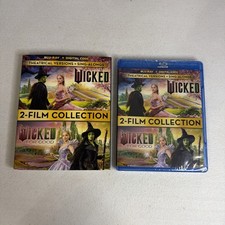 Wicked  Wicked For Good 2-Movie Collection Blu-ray With Slip Cover NO DIGITAL