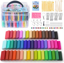 Argilla Polimerica, 50 Colori Kit Argilla, Argilla Da Modellare Al Forno, Kit Ar