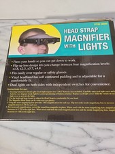 Head Strap Magnifier with Lights - Model #38896
