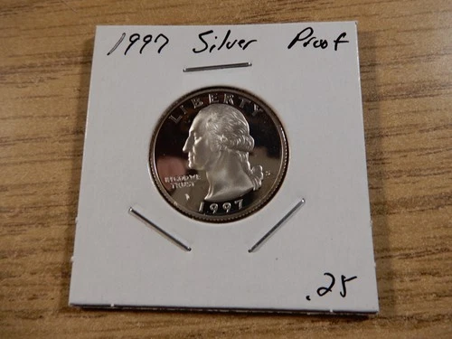 1997 Silver Proof Washington Quarter