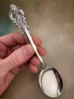 Grande Baroque by Wallace Sterling Silver Cream Soup Spoon  6-1/8" Long Nice!