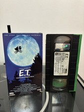 E.T. The Extra-Terrestrial VHS Cassette Video Tape Black/Green 1988 TESTED
