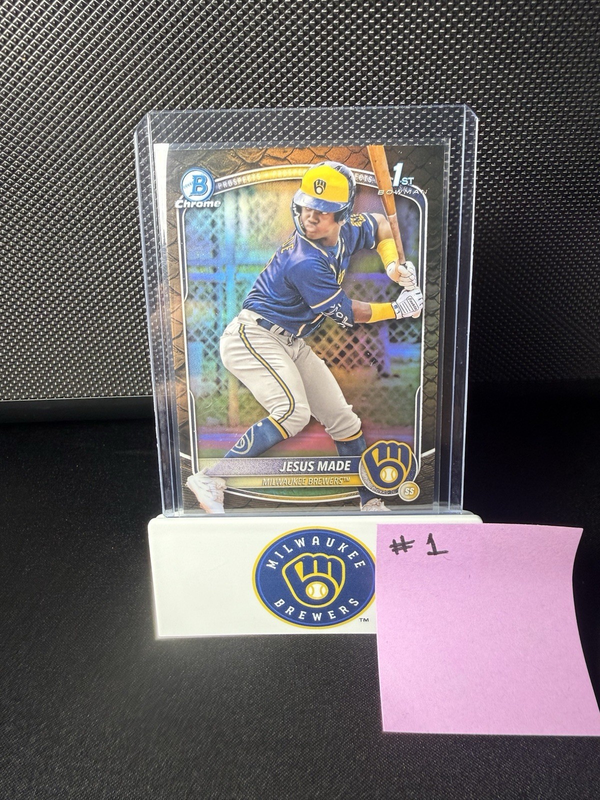2025 Bowman Chrome Baseball Jesus Made 1st Reptilian Refractor BCP-50