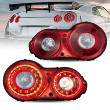 Nissan R35 GTR Skyline LED Rückleuchten Set Ringe Leuchten