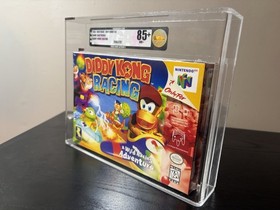 Diddy Kong Racing Nintendo 64 VGA 85 + NM + Factory Sealed New 1997 Vintage 