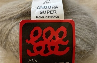 Fils Anny Blatt , ANGORA SUPER, 70%Angora/30%Wool, col#271, Ivoire