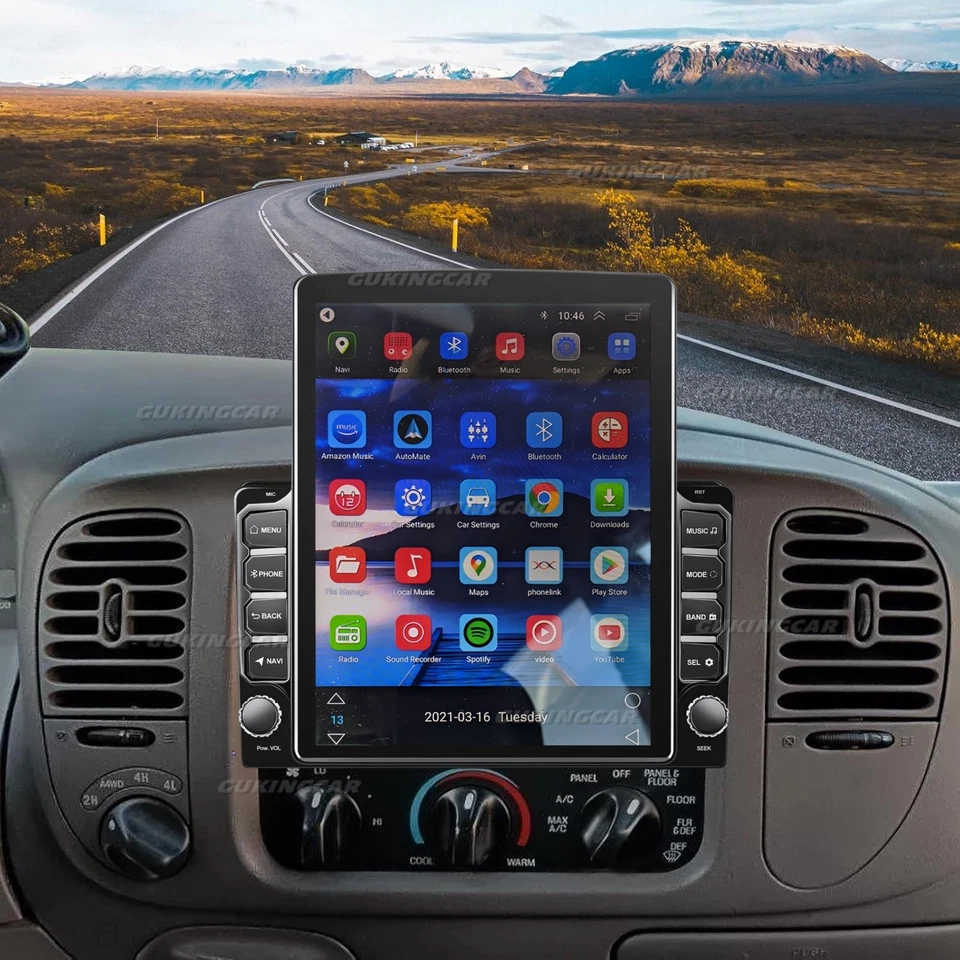 Radio estéreo de coche de 9,7"" para Ford F150 1997-2004 Android 15 Carplay GPS WIFI Foto 3 de 4