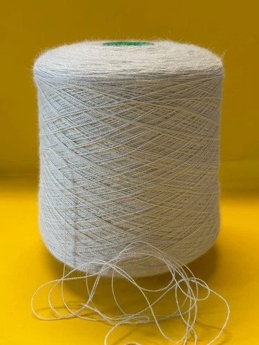 NICE Spool Cone Peru 2/15 BABY SURI Alpaca Merino Yarn 2lb 3oz 1000gr 0019 Cream - product listing photo