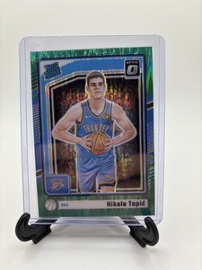 2024-25 Donruss Optic Basketball Nikola Topic Green Shock /149 Rookie RC #278