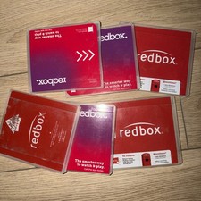 Lot of 6 Empty Redbox DVD Cases