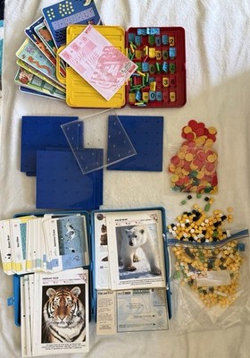 Cadaco Sum Time Math Learning Set Animals, Snap Cubes Homeschooling Educational