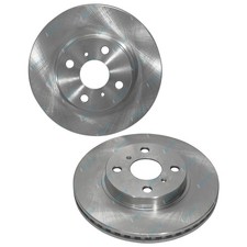 2 Front Disc Brake Rotors for Toyota Yaris NCP130 NCP131 NCP90 NCP91 NCP93 05~19