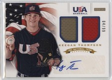 2012 Panini USA Baseball National Team 18U 4/99 Keegan Thompson #18 Auto i6j