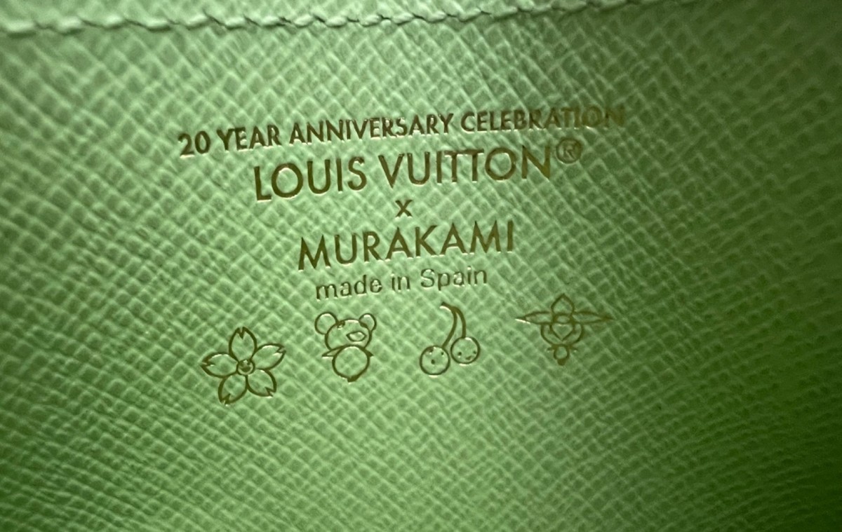 和　ありがとうございました！LOUIS VUITTON Louis Vuitton x Murakami LV x TM Cherry Blossom Card Holder M13429