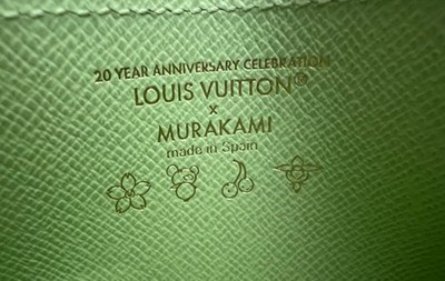 Louis Vuitton x Murakami LV x TM Cherry Blossom Card Holder M13429