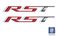 Chevy Silverado Red Rst Truck Bedside Decals 2019-2026 Set Of 2 Gm Licensed
