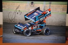 Callum Williamson #3 Mobil 1/Williamson Motorsport Sprintcar Signed 8x12 Photo 1