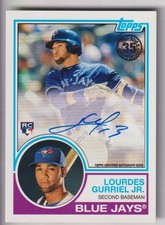 LOURDES GURRIEL JR 2018 TOPPS BASEBALL 1983 AUTOGRAPH AUTO CARD #83A-LU