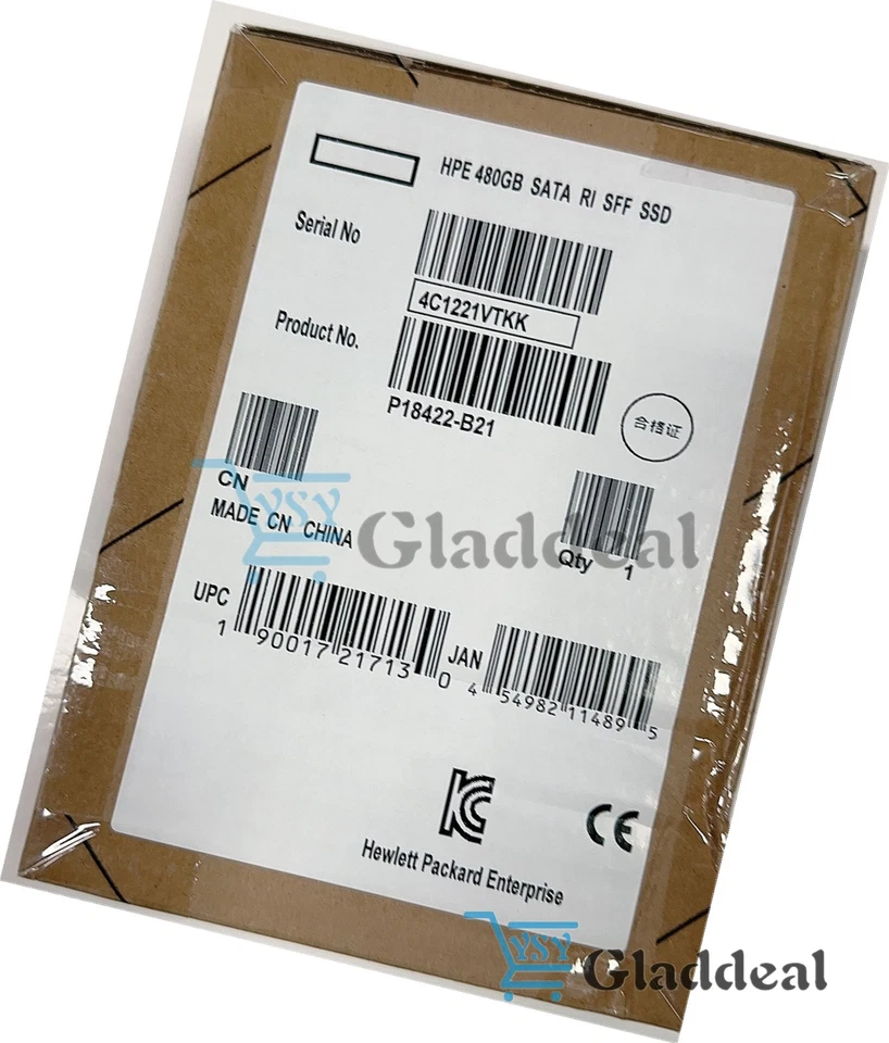 P18482-001 P18422-B21 HPE 480GB SATA 6G RI 2.5" SFF SC DS MV SSD US - Image 4 of 4