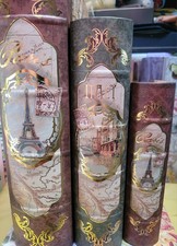 NEW 3pc SET Punch Studio PARIS ITALY Book Box...