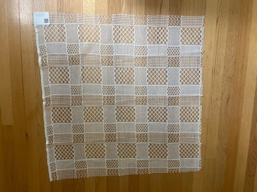 Vintage MCM Jack Lenor Larsen Fabric Sample “Bobbin Cloth” 33” x 33”