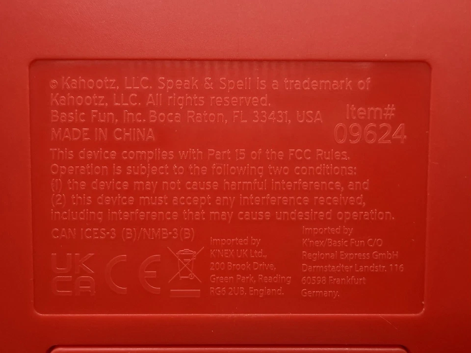Basic Fun Speak & Spell Electronic Game - 09624 Tested Works - Image 4 of 4