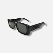 Dior Women's Black Wildior S2U Rectangular Sunglasses 53-18-145