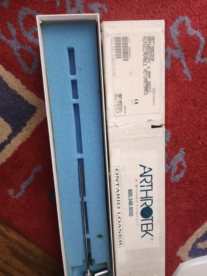 Artroscopio Arthrotek 4,0 mm 30 grados autoclavable, restaurado Foto 3 de 4