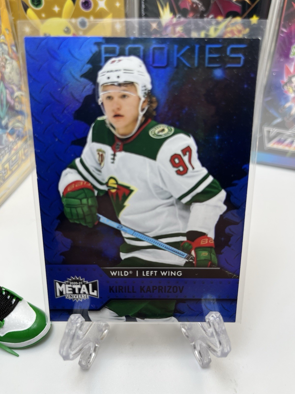 2020 Skybox Metal Universe Rookies Blue Spectrum Kirill Kaprizov #125 Rookie RC