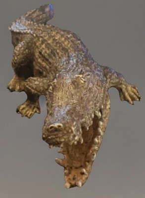 Crocodile Figure 2007 Schleich AM Limes 69 D-73527 7''  VG PVC Reptile