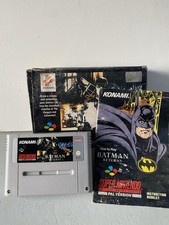 Batman Returns Super Nintendo SNES Game PAL Cart Boxed