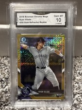 2018 Bowman Chrome Prospects Ryan Vilade #BCP92 Gold Shimmer Refractor /50 (RC)