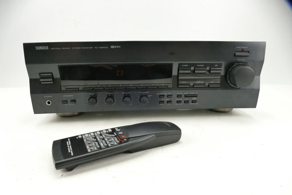 Yamaha RX-496RDS Receiver mit Fernbedienung Tuner Amplifier 2x75W Hi-5886