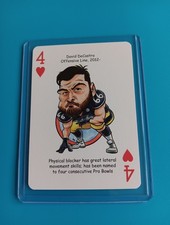 David DeCastro Card Pittsburgh Steelers Hero Decks Playing Card Football Card