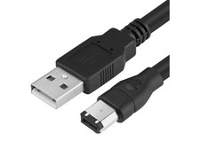 Firewire 6-pin USB adapter cable IEEE 1394 male-USB 2.0 Firewire 400 1394-a USB