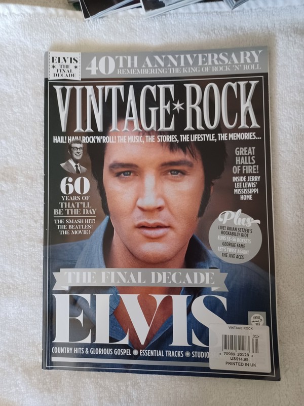 Vintage Rock Magazine ELVIS PRESLEY The Final Decade Inc Buddy Holly. Issue 31