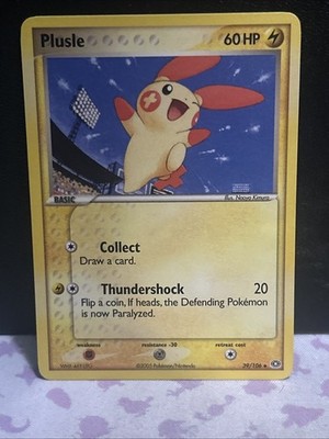 Pokémon TCG - PLUSLE - 39/106 - EX: EMERALD (2005) - VINTAGE - LP