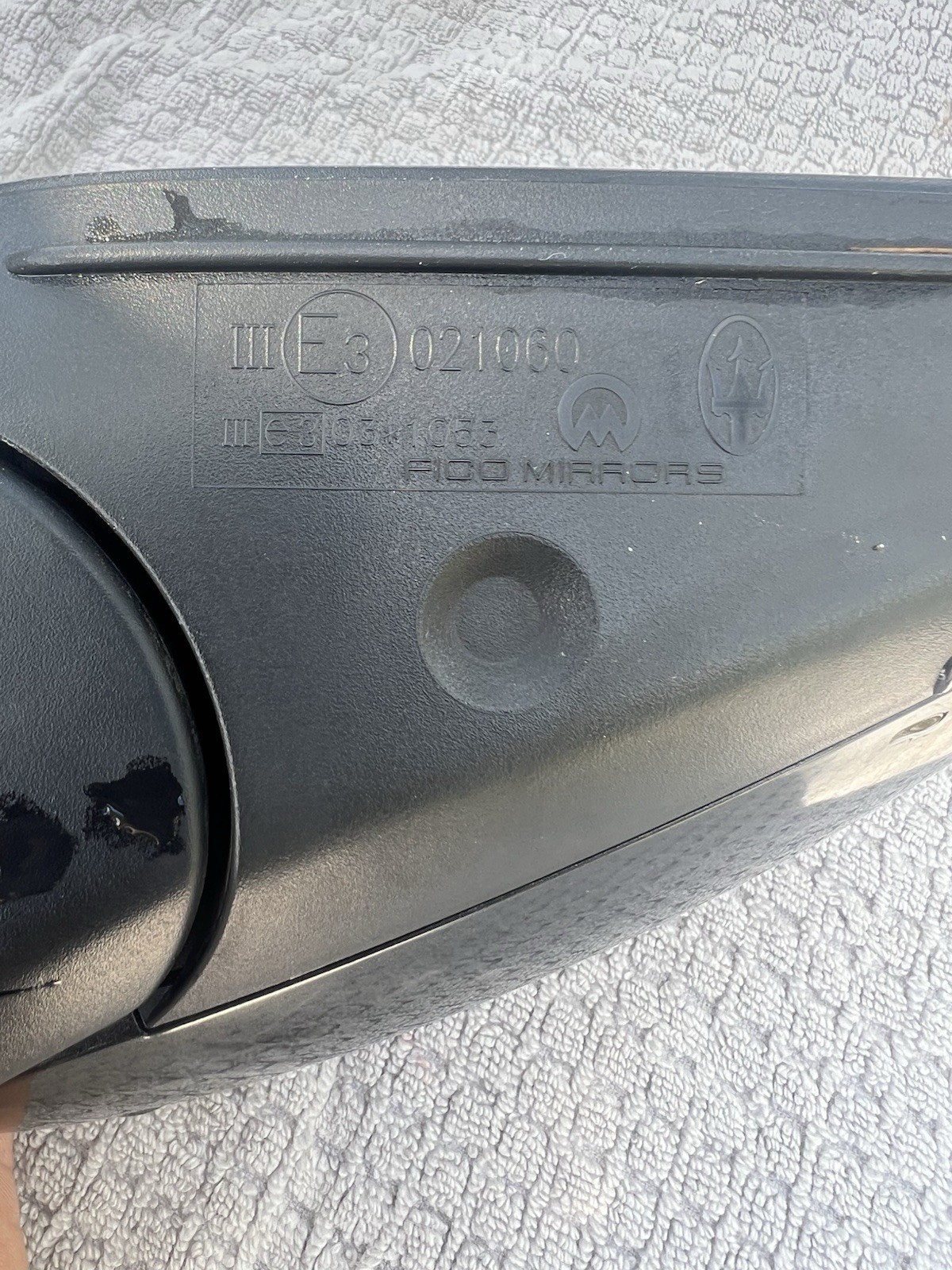 Maserati GranTurismo 2008-2019 Rear Right Side mirror Black