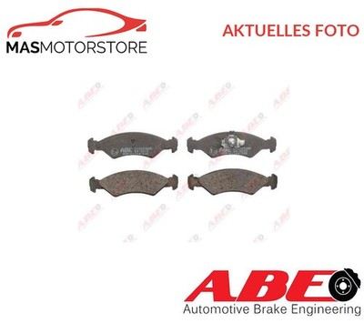 SATZ BREMSBELÄGE BREMSKLÖTZE VORNE ABE C1G005ABE I NEU OE QUALITÄT