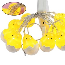  1.5m Yellow Chicken LED Lights Room Courtyard String Light Decoration Easter 15.68 per metre