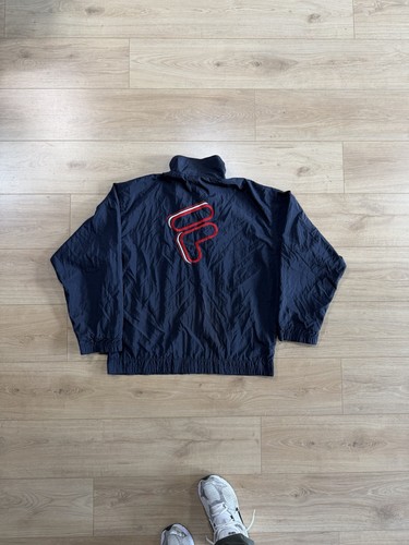 Fila Men's Vintage Windbreaker Retro 90s/Y2k Nylon Jacket Size XL - Picture 2 of 2