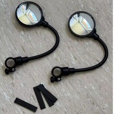 Bike Handlebar Mirrors 2-Pack Rotatable Adjustable Wide Angle Rear View - US