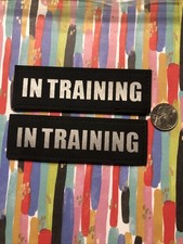 In Training Patch Reflective Extra Label Tag for Dog Harness Service Animal