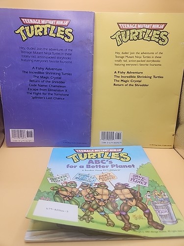 Vintage TMNT Buch Lot 3 "Teenage Mutant Ninja Turtles" Bücher Mirage 1990,1991 - Bild 6 von 7