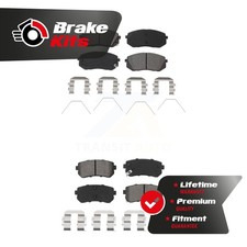 Front Rear Semi-Metallic Brake Pad Kit For 2016-2020 Kia Optima 1.6L SX Turbo
